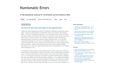 Desktop Screenshot of numismaticerrors.com